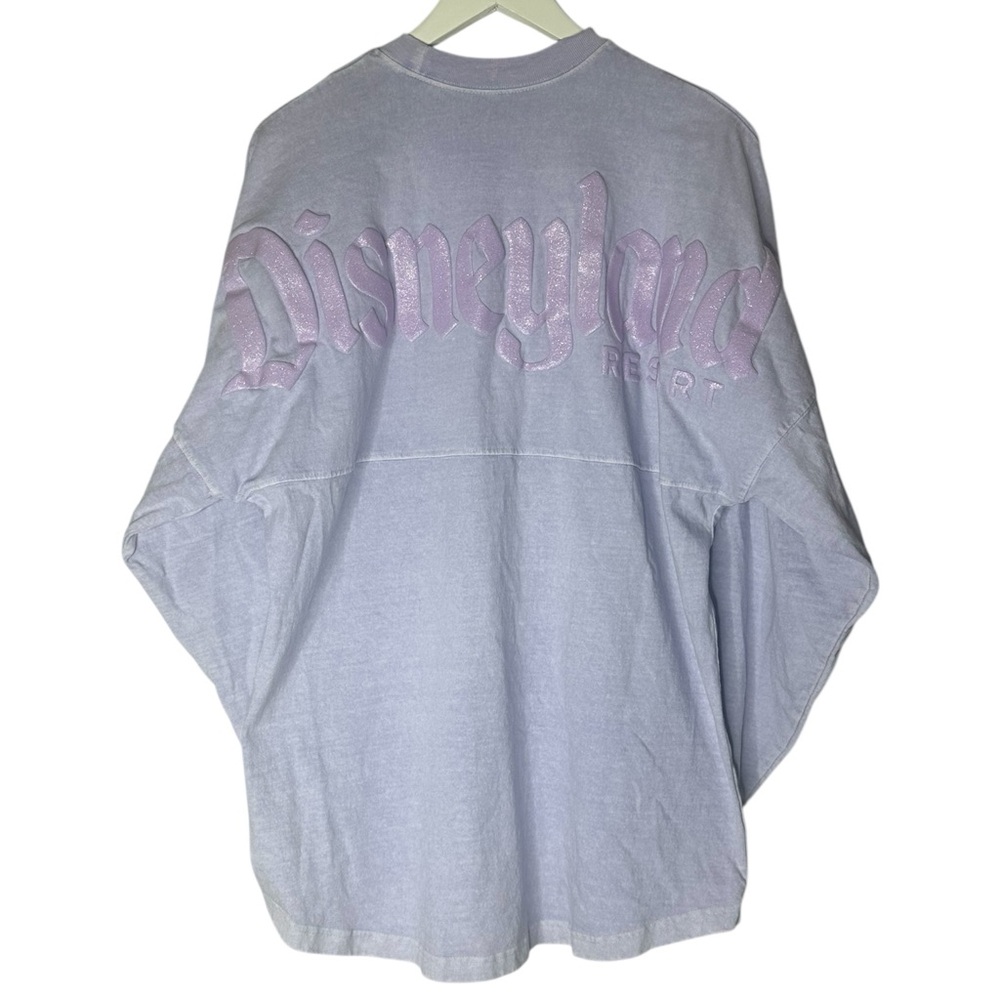 Disney Parks Disneyland Resort Spirit Jersey Lavender Glitter Size Large